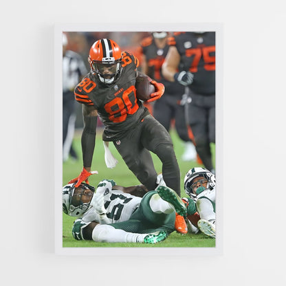 cleveland-browns-4 cadre Blanc