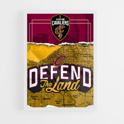 cleveland-cavaliers-3 cadre Blanc