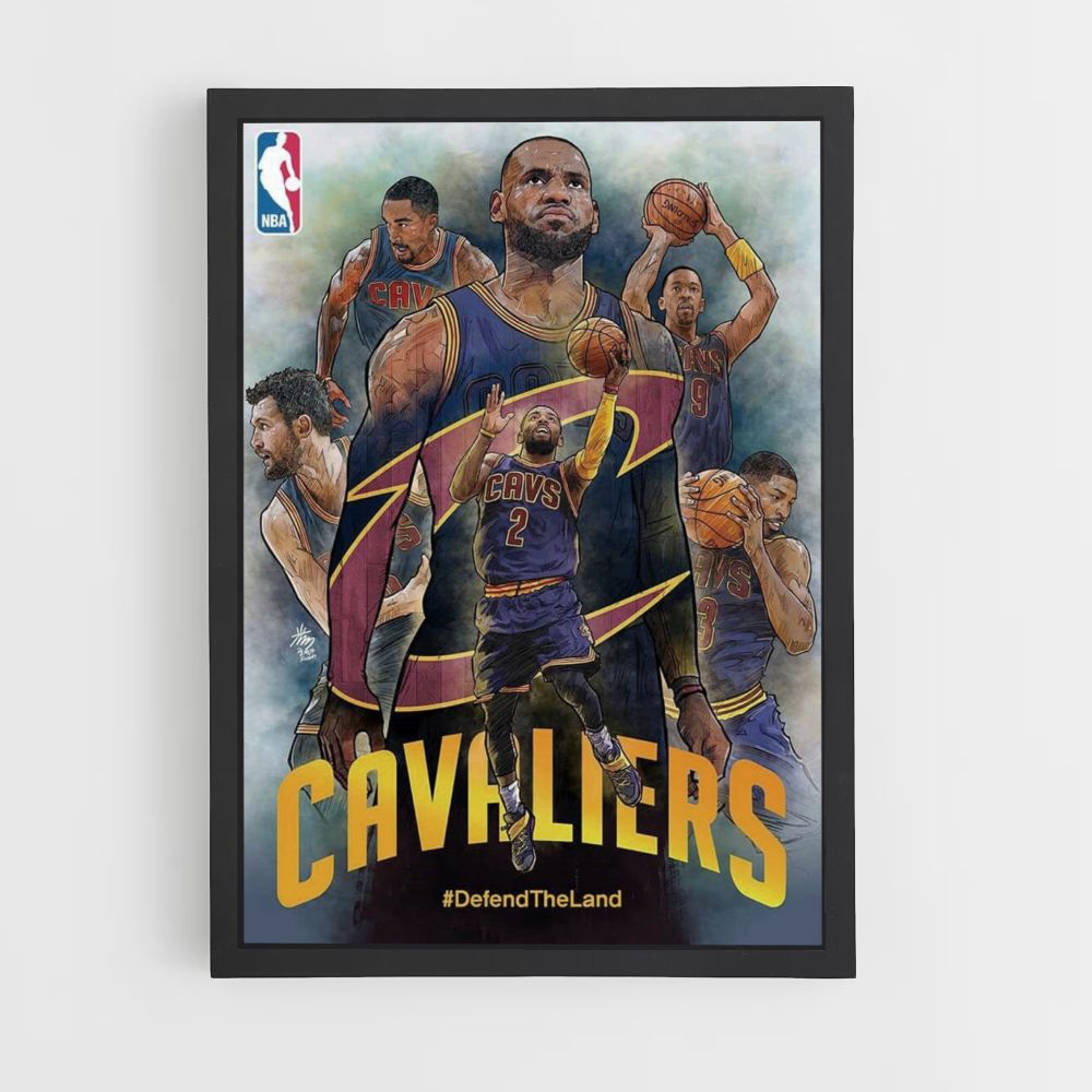 Cleveland Cavaliers Team Poster