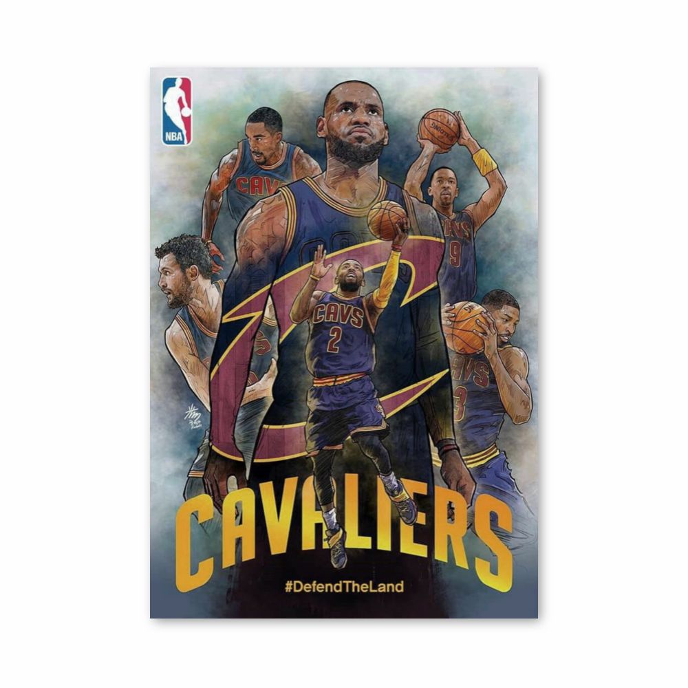 Cleveland Cavaliers Team Poster