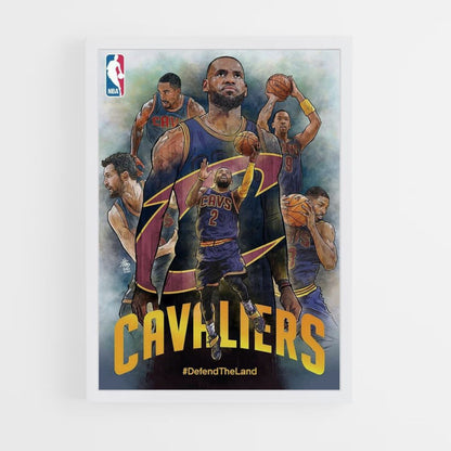 Cleveland Cavaliers Team Poster