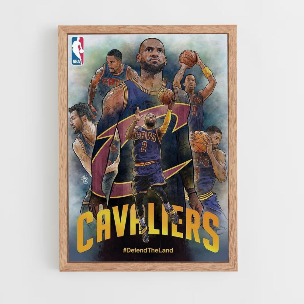 Cleveland Cavaliers Team Poster