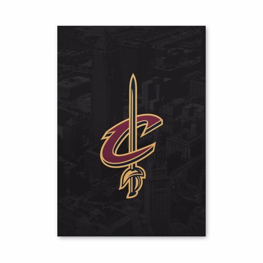 Cleveland Cavaliers Sword Poster