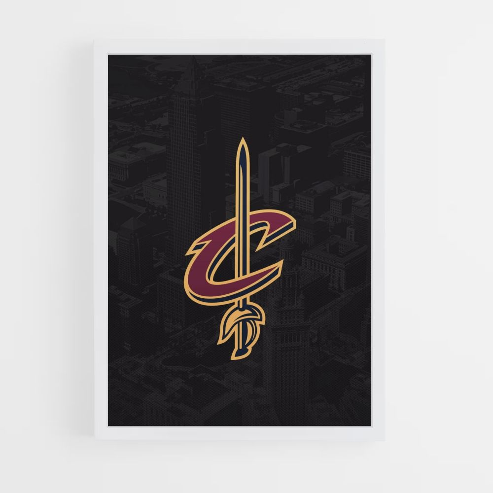 Cleveland Cavaliers Sword Poster