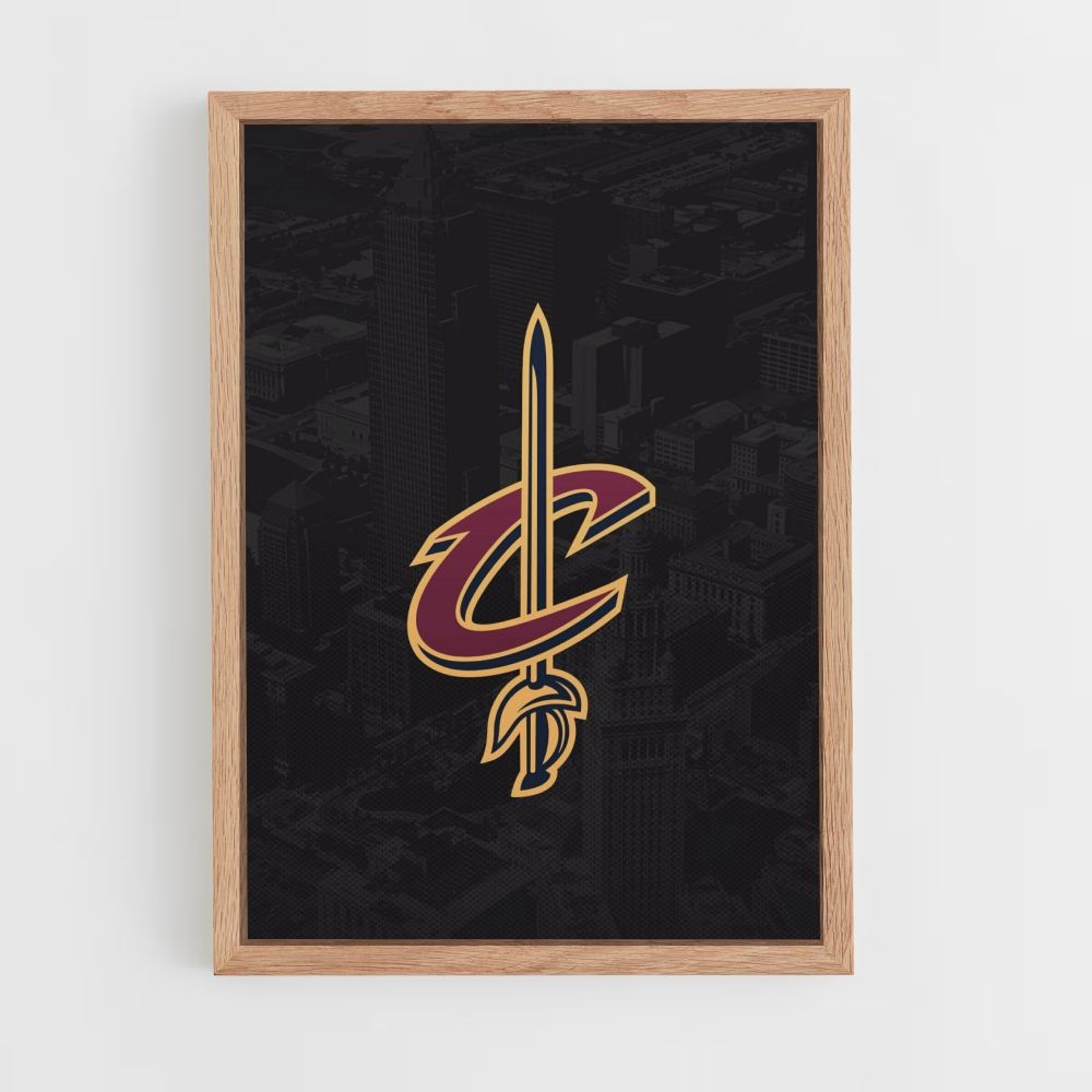 Cleveland Cavaliers Sword Poster