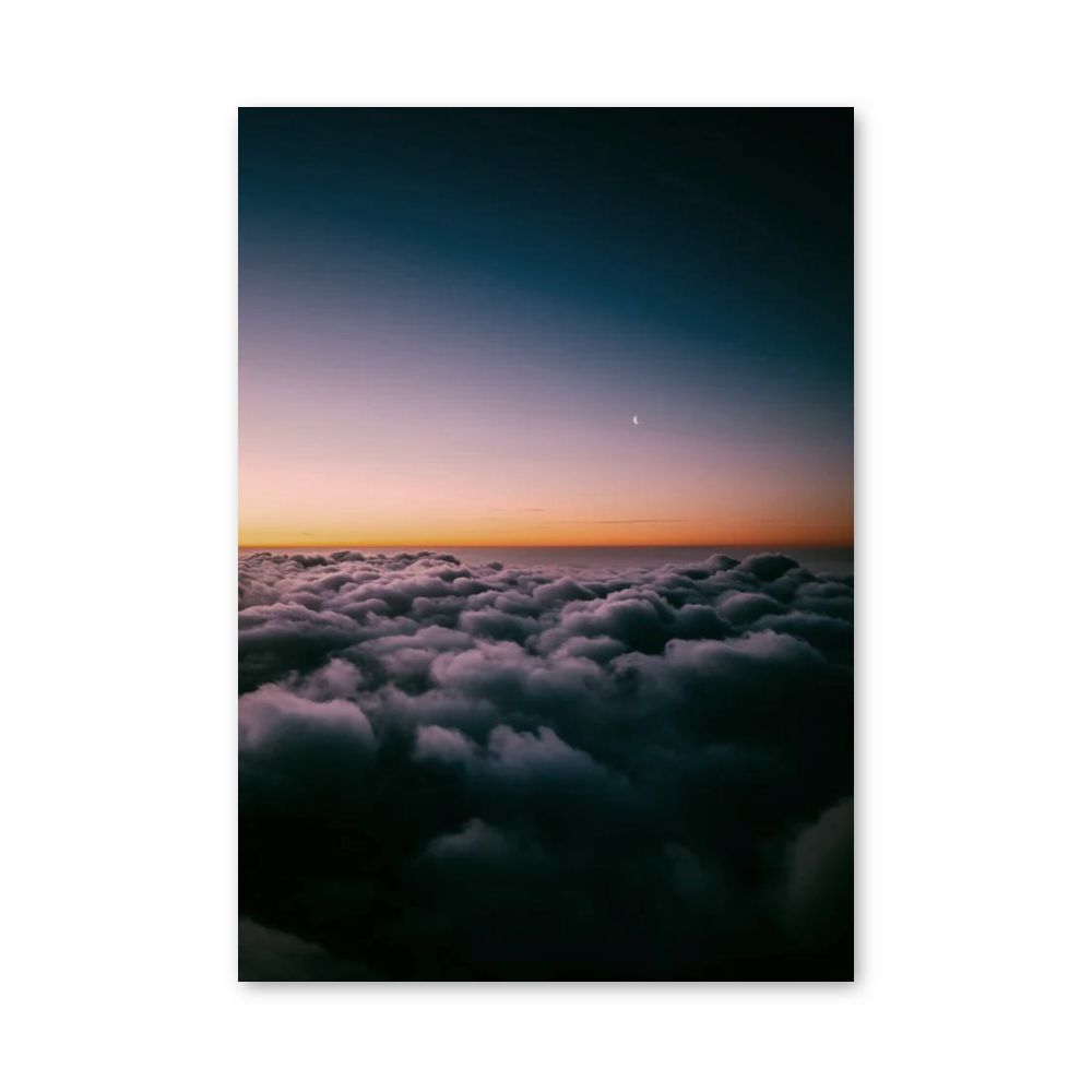 Poster Clouds Horizon