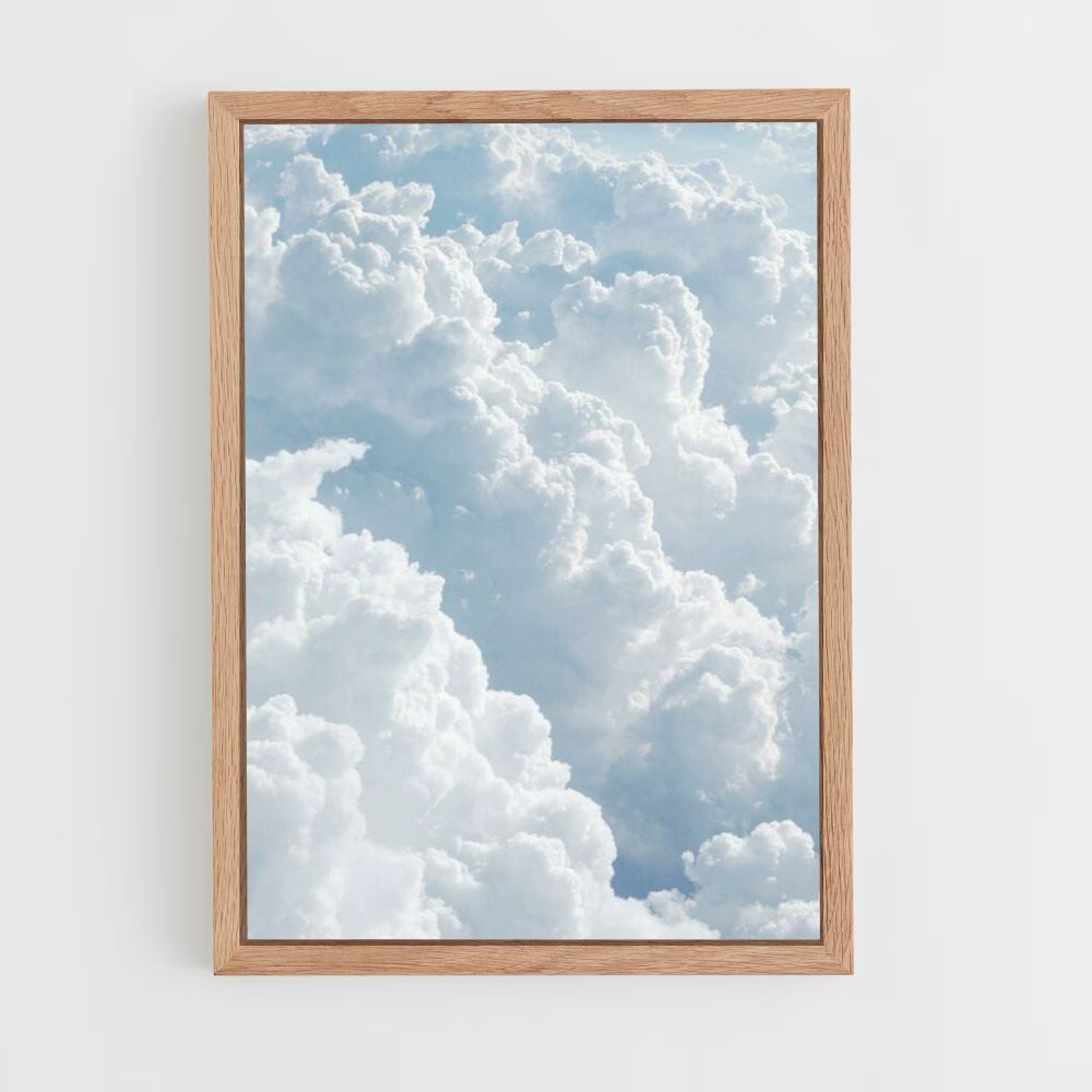 White Clouds Poster