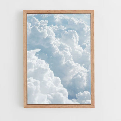 White Clouds Poster