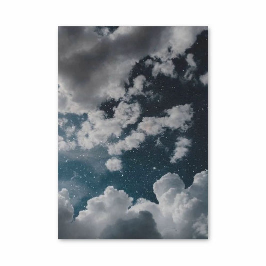 Poster Nuages Nuit