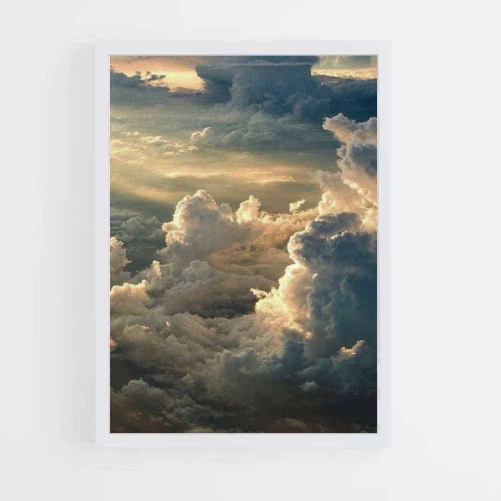 Angelic Clouds Poster