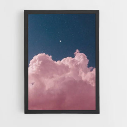 Moon Clouds Poster