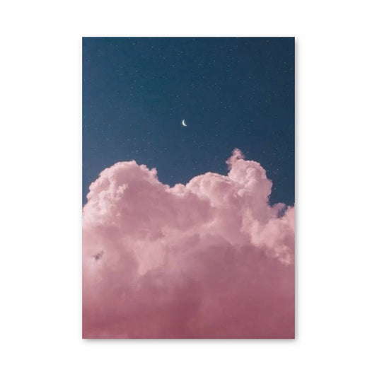Poster Nuages Lune