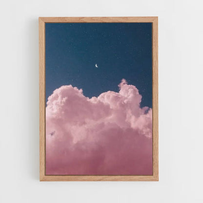 Moon Clouds Poster