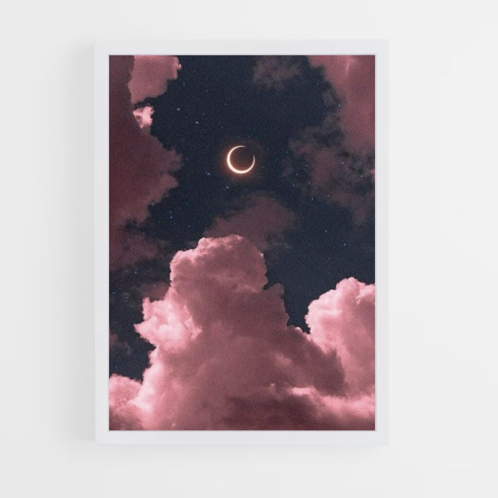 Poster Clouds Aesthetic