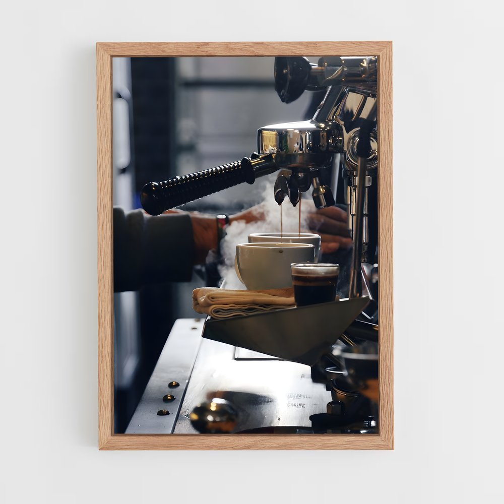 coffee-3 cadre Bois clair