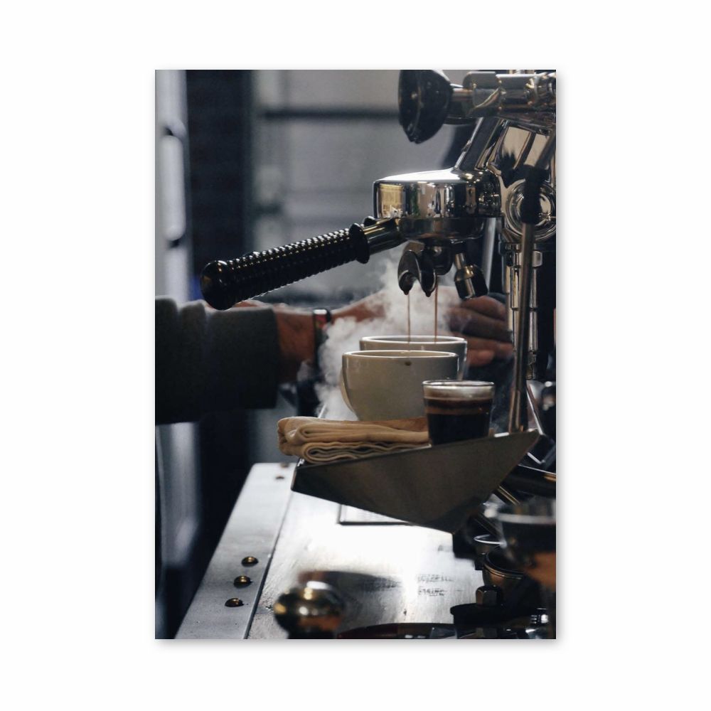 Koffiemachine-poster