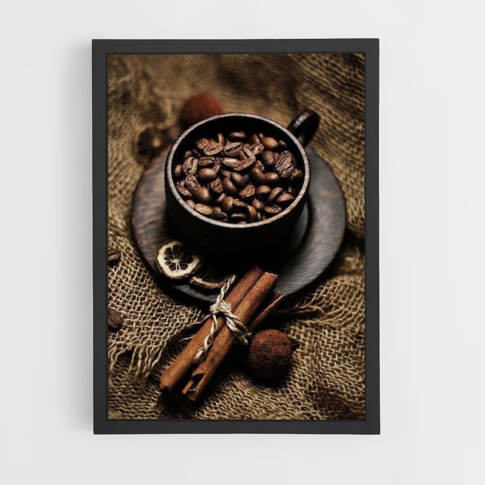 Koffieboon-poster