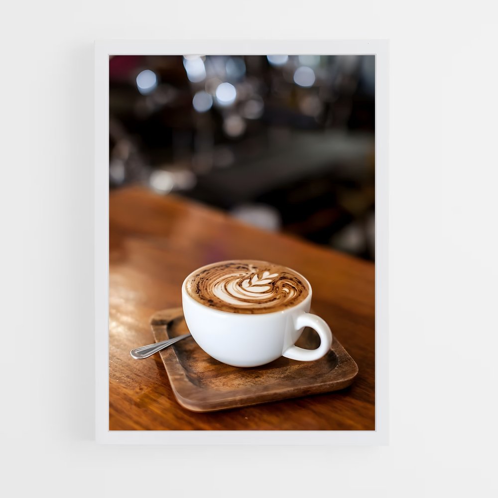 coffee-8 cadre Blanc