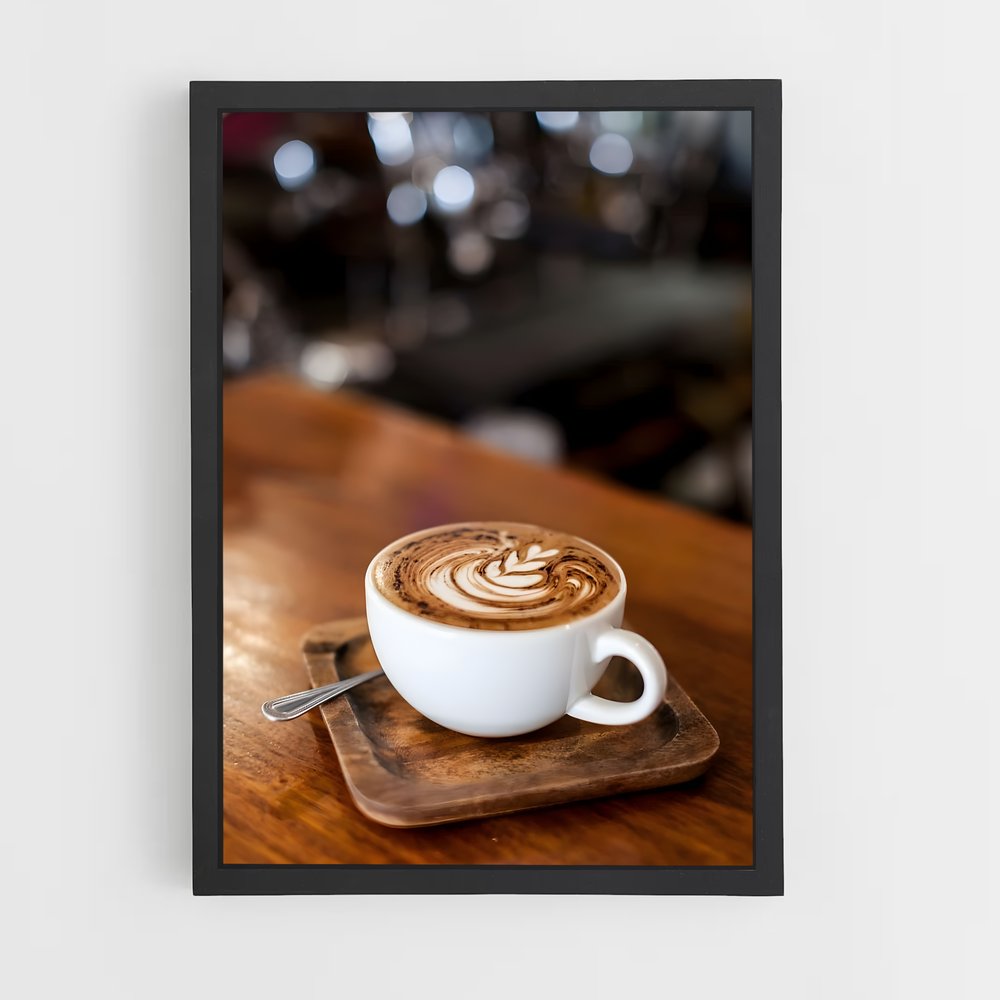 coffee-8 cadre Noir
