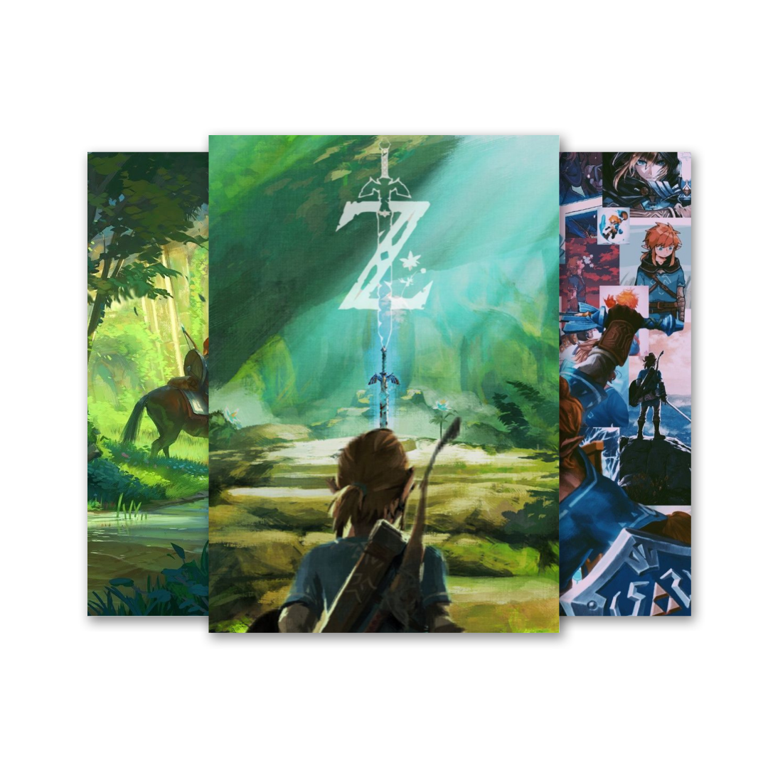Légende De Zelda Larmes Du Royaume Affiche A2 Neuve Scellée