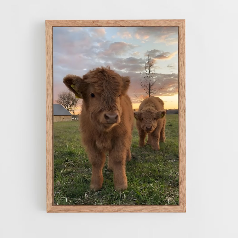 cow-2 cadre Bois clair