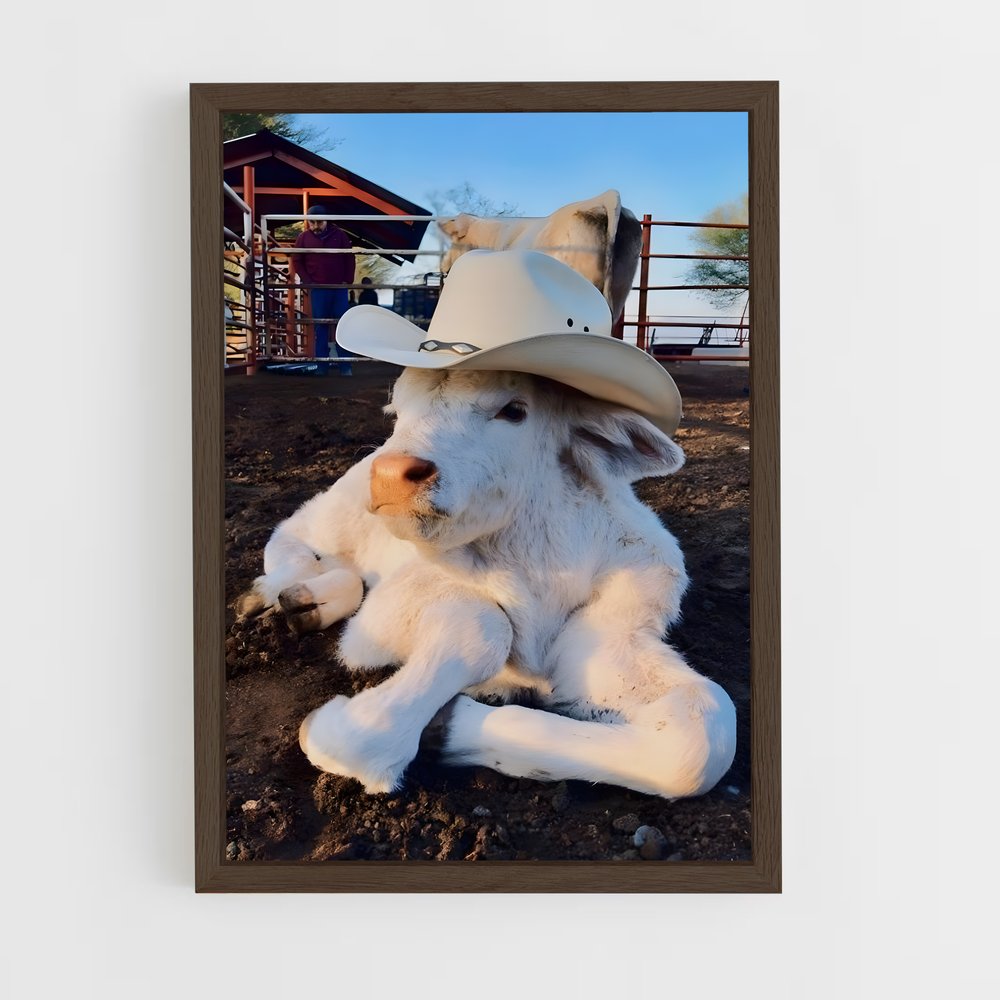cow-6 cadre Bois foncé