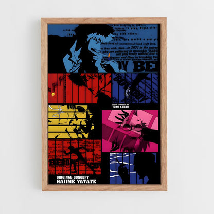 cowboy-bebop-15 cadre Bois clair