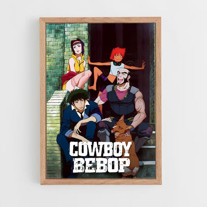 cowboy-bebop-16 cadre Bois clair