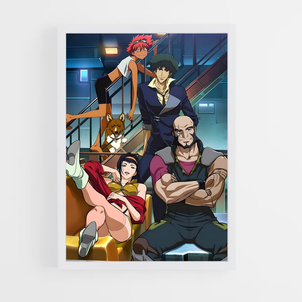 cowboy-bebop-7 cadre Blanc