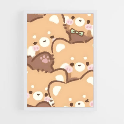 cute-animals-1 cadre Blanc