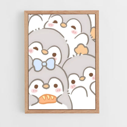 cute-animals-12 cadre Bois clair