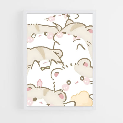 cute-animals-14 cadre Blanc