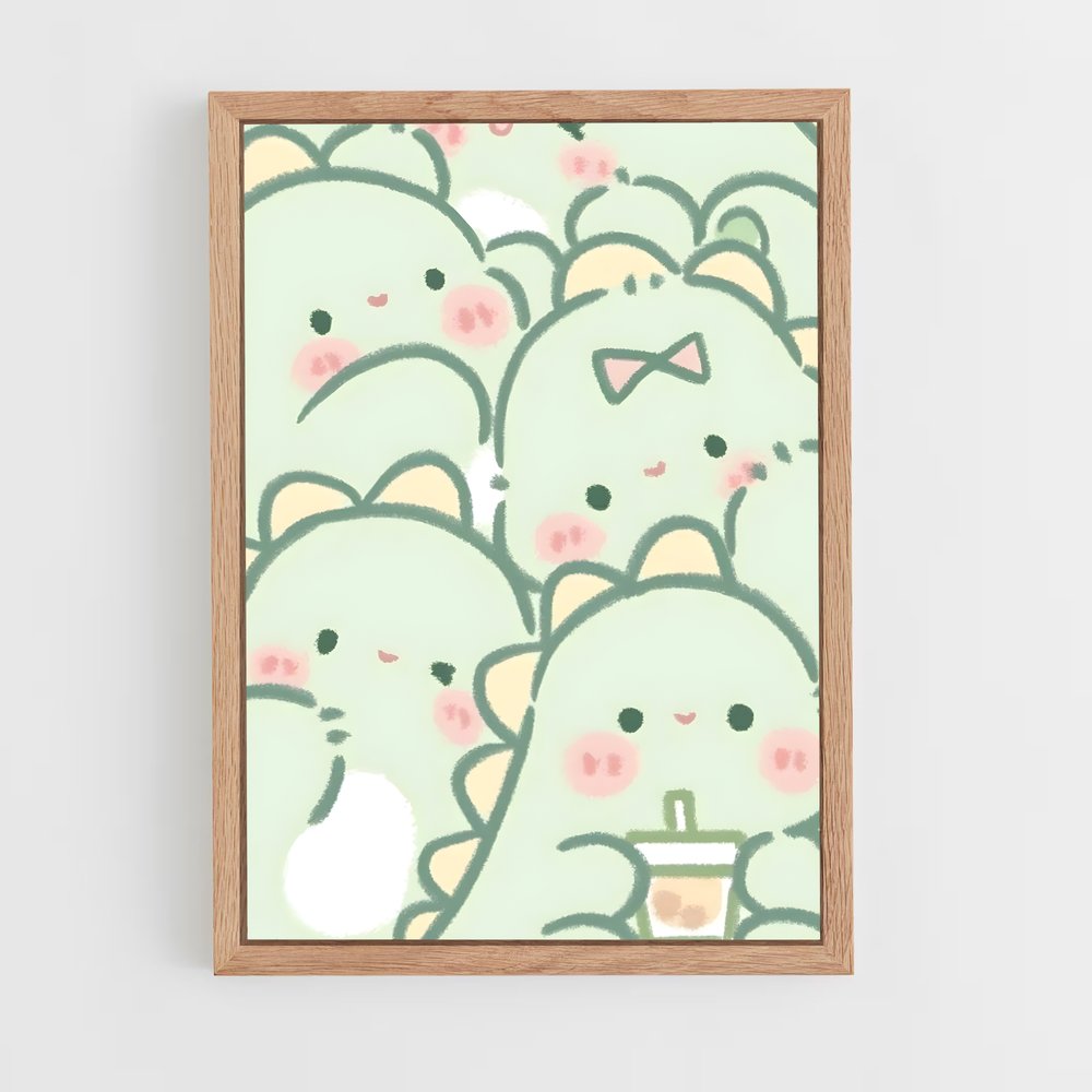 cute-animals-15 cadre Bois clair