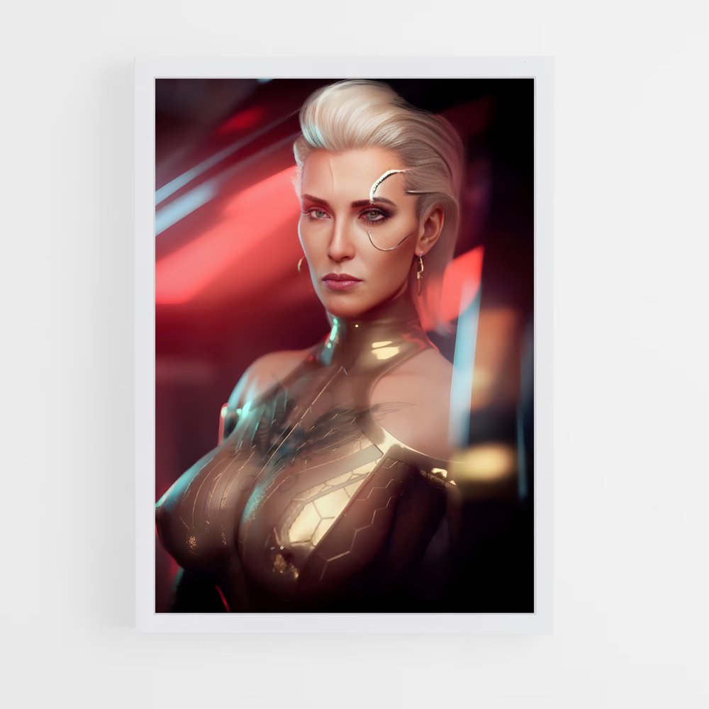 cyberpunk-5 cadre Blanc