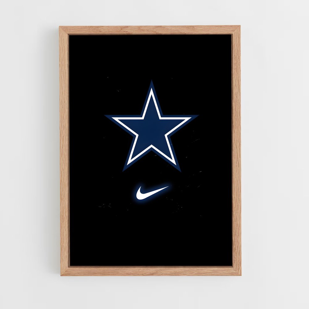 dallas-cowboys-2 cadre Bois clair