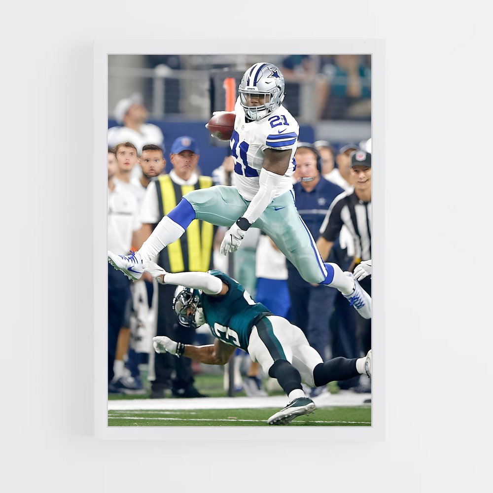 dallas-cowboys-4 cadre Blanc