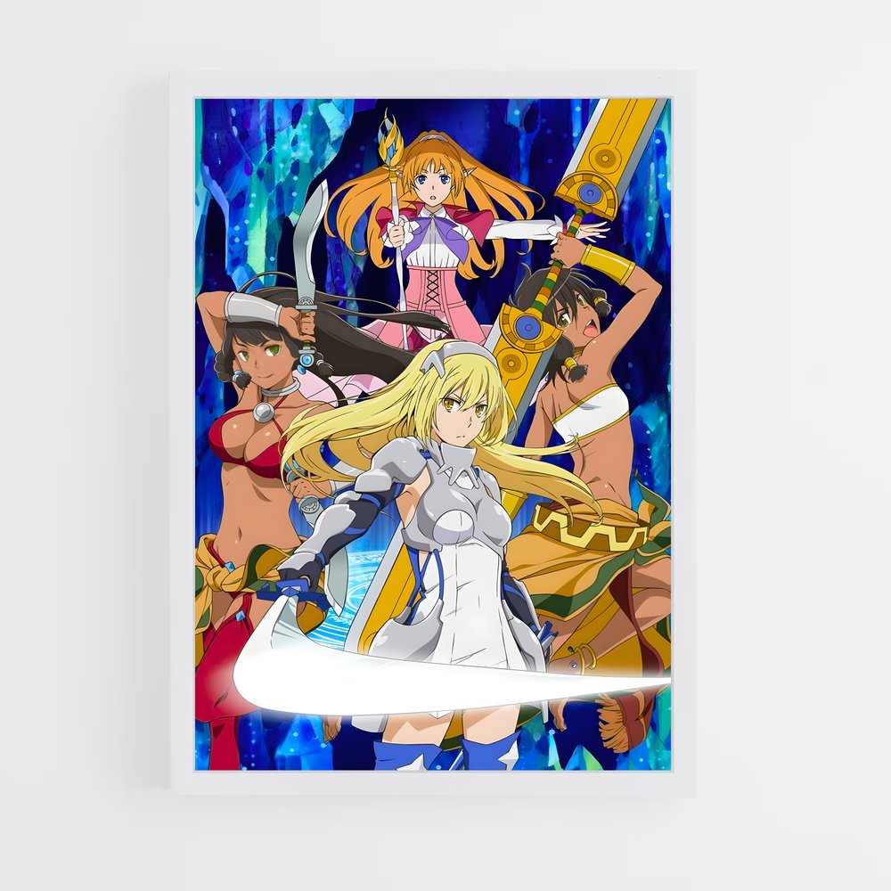danmachi-4 cadre Blanc