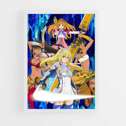 danmachi-4 cadre Blanc