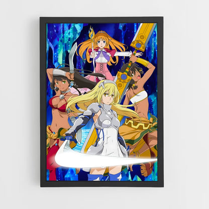 danmachi-4 cadre Noir