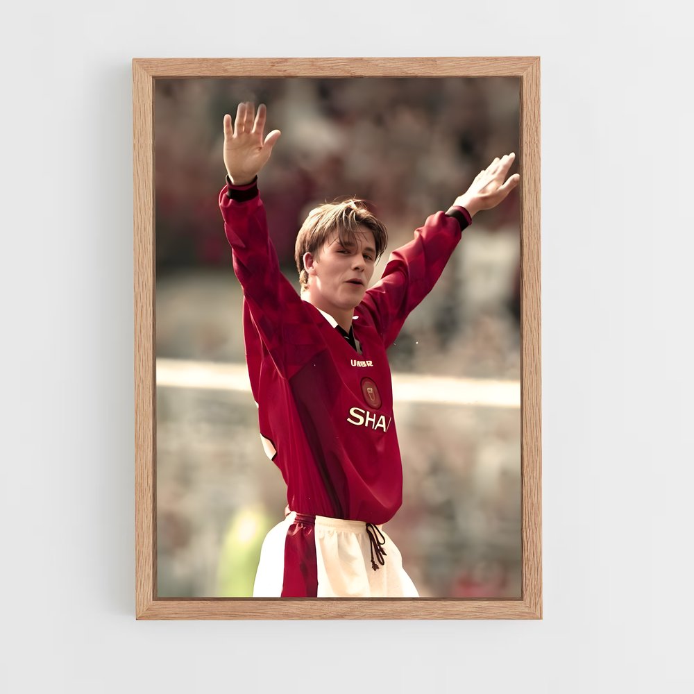 david-beckham-1 cadre Bois clair
