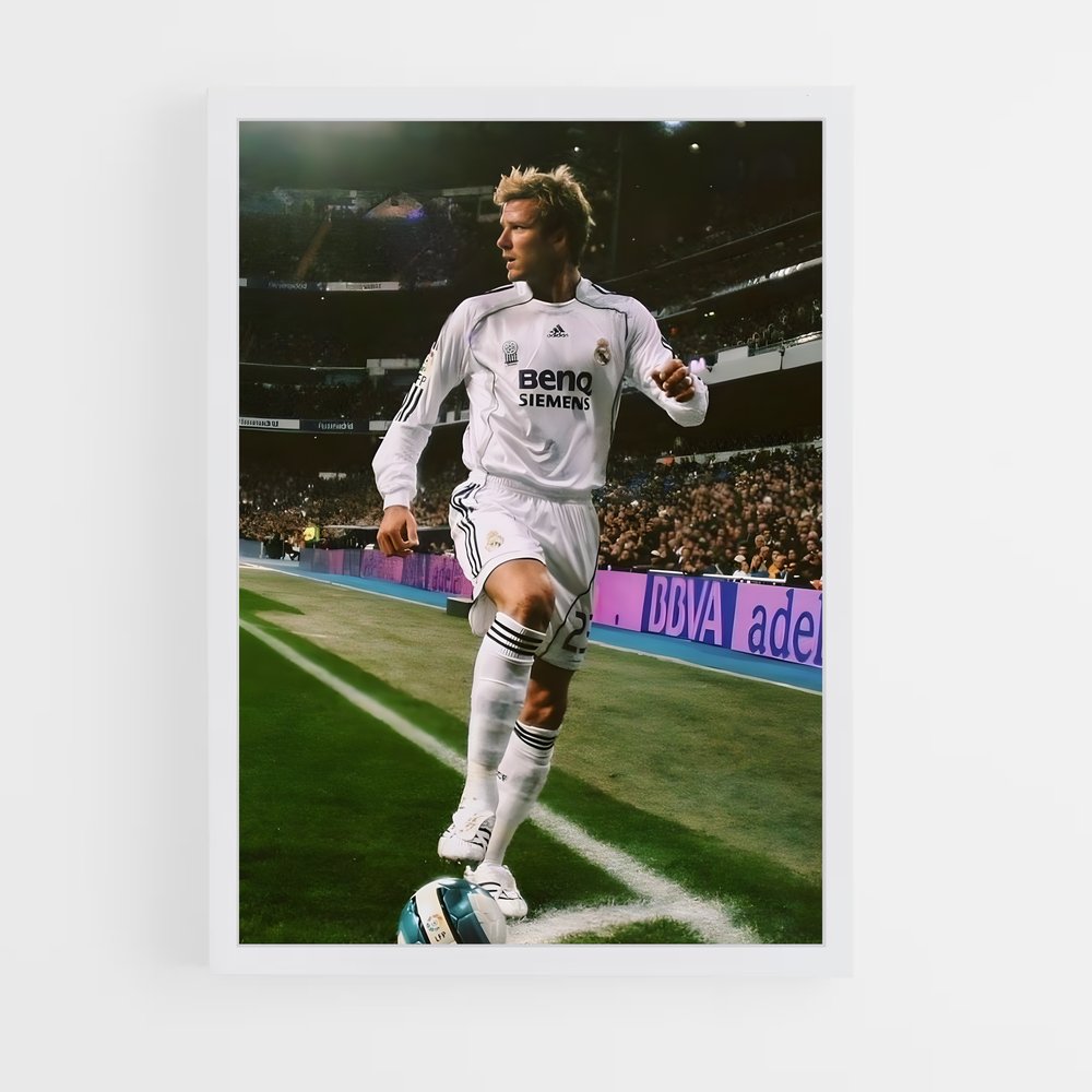 david-beckham-15 cadre Blanc
