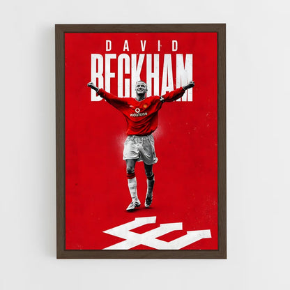david-beckham-16 cadre Bois foncé