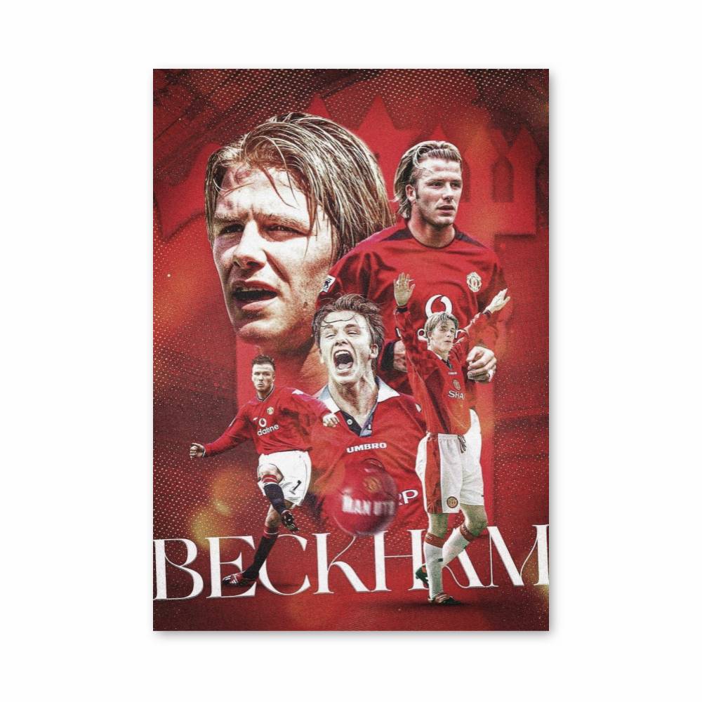POSTER )) DAVID BECKHAM MANCHESTER UTD