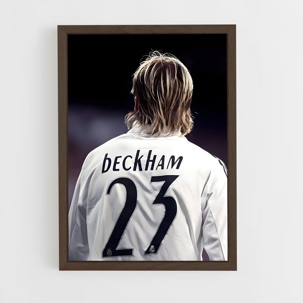 david-beckham-4 cadre Bois foncé