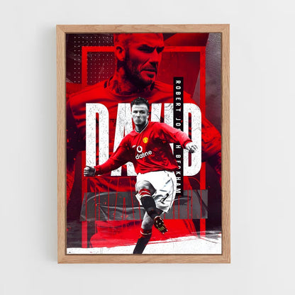 david-beckham-9 cadre Bois clair