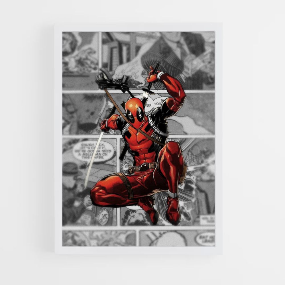 Poster Deadpool Bande dessinée
