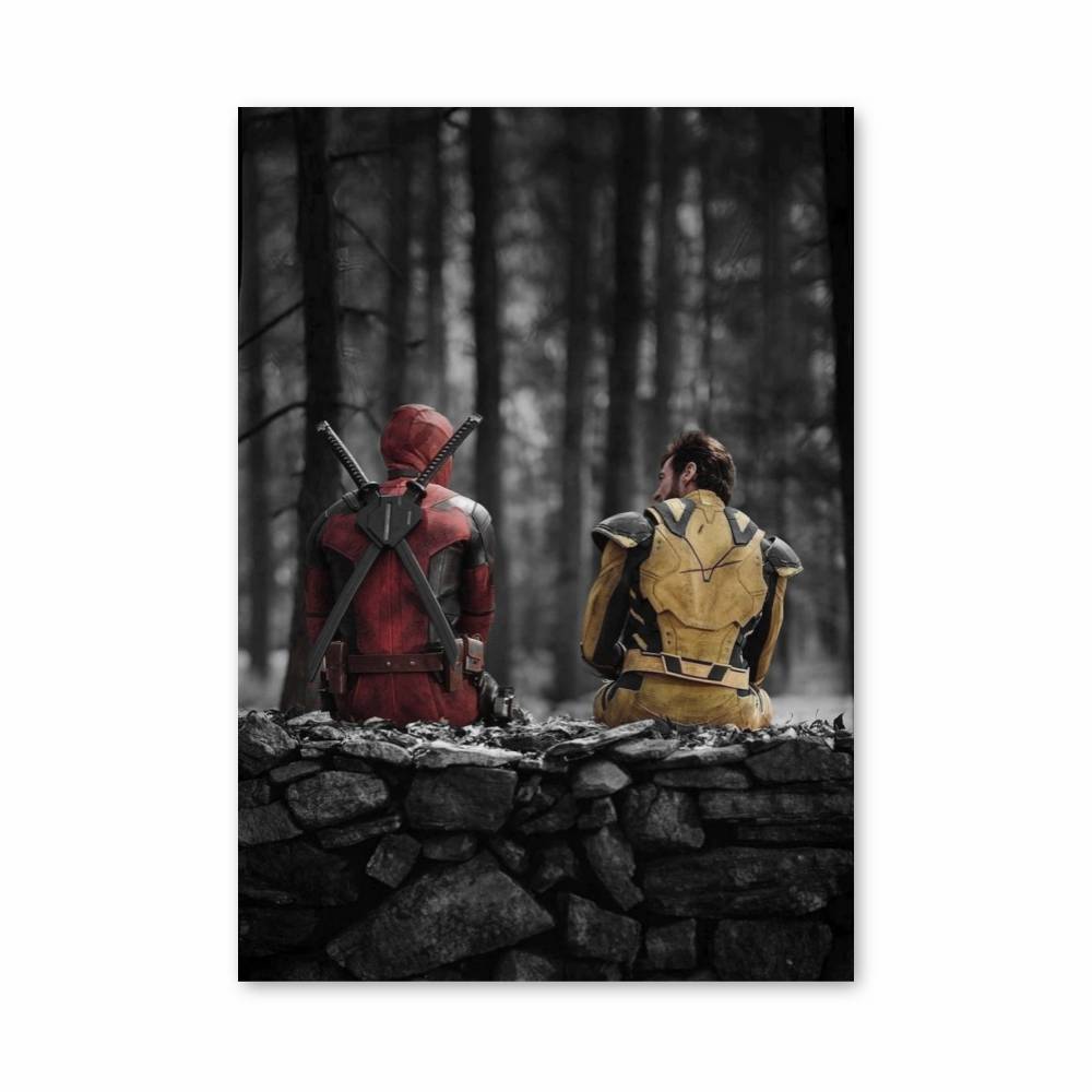 Poster Deadpool vs Wolverine