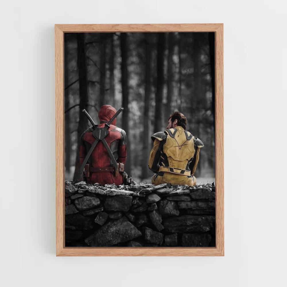 Poster Deadpool vs. Wolverine