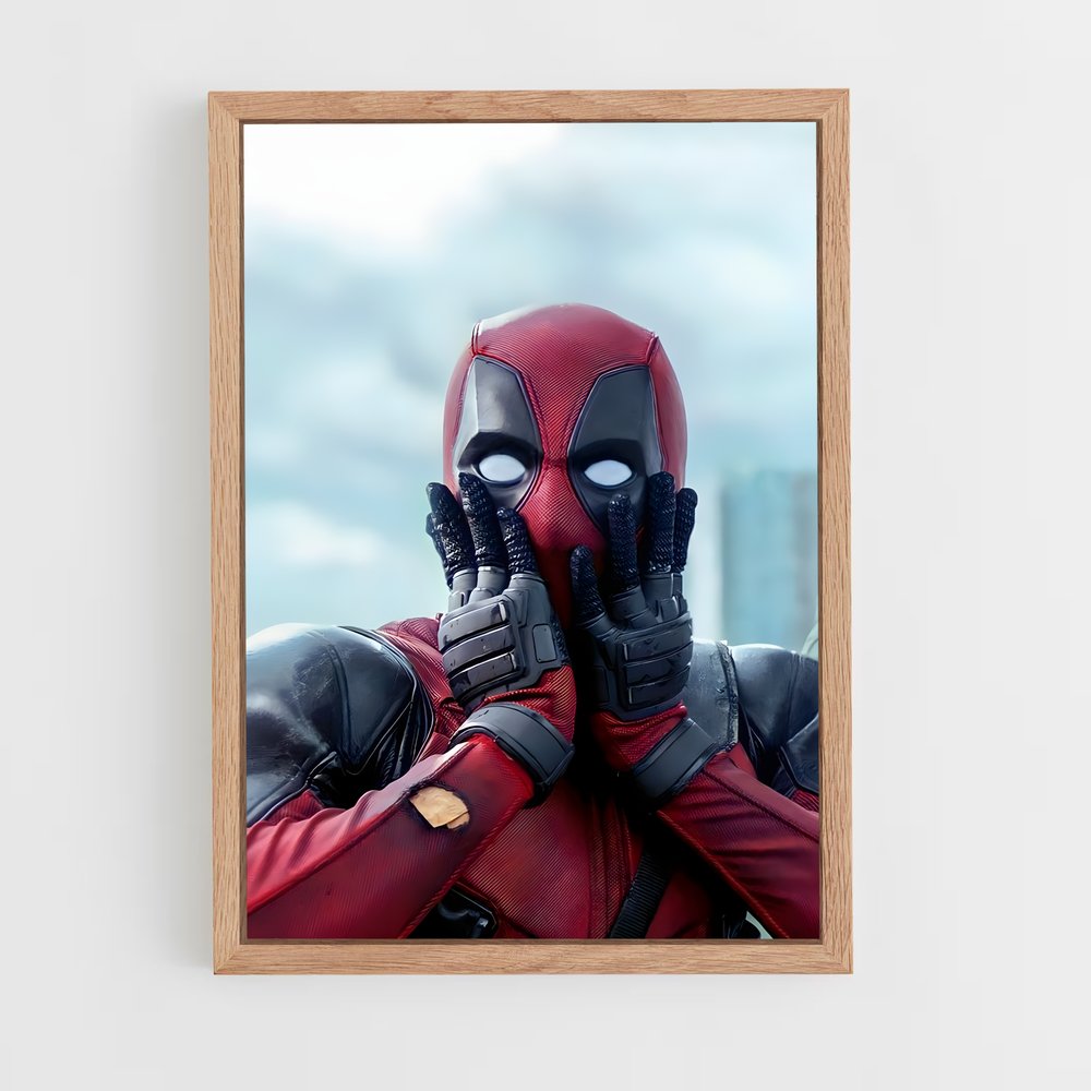 deadpool-3 cadre Bois clair