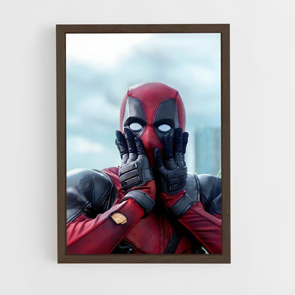 deadpool-3 cadre Bois foncé